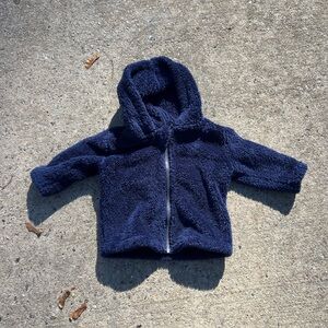 Hanna Andersson Navy Fleece Jacket